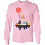 T-Shirts Light Pink / YS Sunset Fighter Youth Long Sleeve T-Shirt