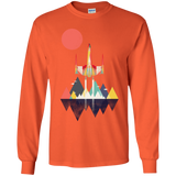 T-Shirts Orange / YS Sunset Fighter Youth Long Sleeve T-Shirt