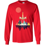 T-Shirts Red / YS Sunset Fighter Youth Long Sleeve T-Shirt