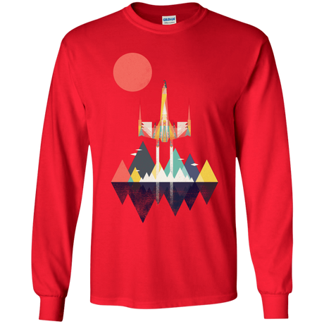 T-Shirts Red / YS Sunset Fighter Youth Long Sleeve T-Shirt