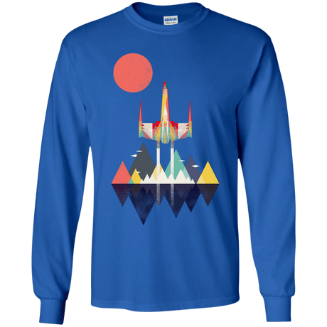 T-Shirts Royal / YS Sunset Fighter Youth Long Sleeve T-Shirt