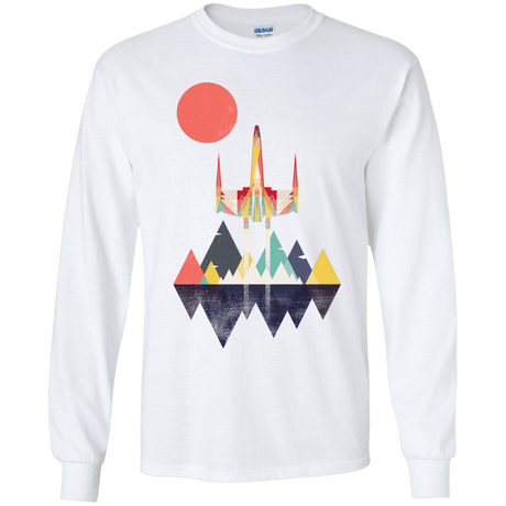 T-Shirts White / YS Sunset Fighter Youth Long Sleeve T-Shirt