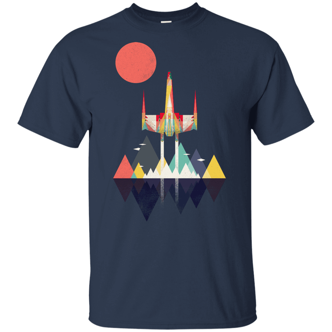 T-Shirts Navy / YXS Sunset Fighter Youth T-Shirt