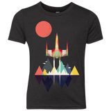 T-Shirts Vintage Black / YXS Sunset Fighter Youth Triblend T-Shirt