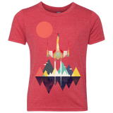 T-Shirts Vintage Red / YXS Sunset Fighter Youth Triblend T-Shirt