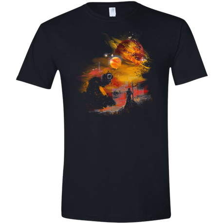 T-Shirts Black / X-Small Sunset on Arrakis Men's Semi-Fitted Softstyle