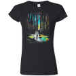 T-Shirts Black / S Sunset on Dagobah Junior Slimmer-Fit T-Shirt