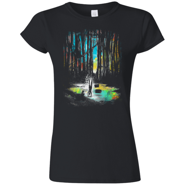 T-Shirts Black / S Sunset on Dagobah Junior Slimmer-Fit T-Shirt