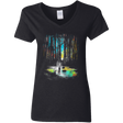 T-Shirts Black / S Sunset on Dagobah Women's V-Neck T-Shirt