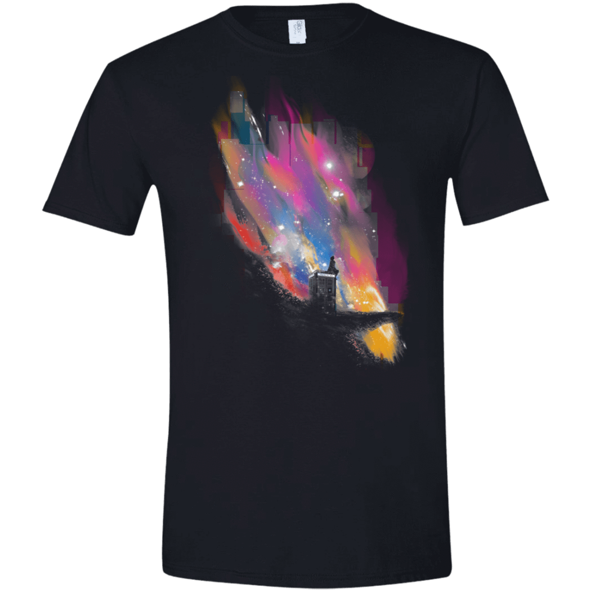 T-Shirts Black / X-Small Sunset on Gallifrey Men's Semi-Fitted Softstyle