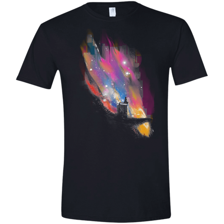 T-Shirts Black / X-Small Sunset on Gallifrey Men's Semi-Fitted Softstyle