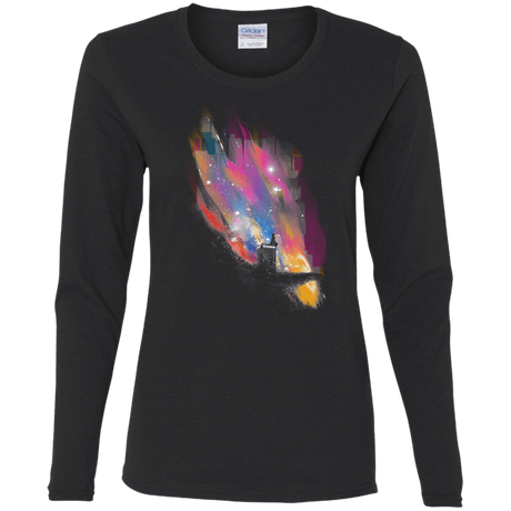 T-Shirts Black / S Sunset on Gallifrey Women's Long Sleeve T-Shirt