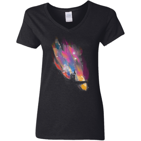 T-Shirts Black / S Sunset on Gallifrey Women's V-Neck T-Shirt