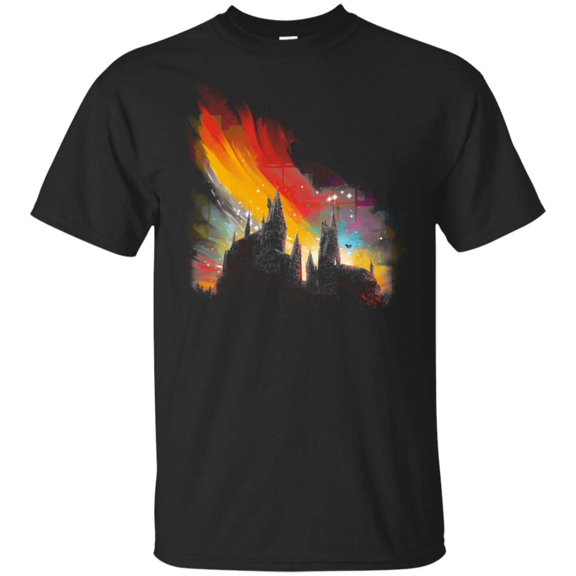 T-Shirts Black / S Sunset on Hogwarts T-Shirt