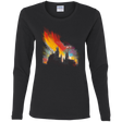 T-Shirts Black / S Sunset on Hogwarts Women's Long Sleeve T-Shirt