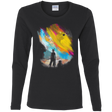 T-Shirts Black / S Sunset on Jakku Women's Long Sleeve T-Shirt