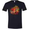 T-Shirts Black / X-Small Sunset on Mordor Men's Semi-Fitted Softstyle