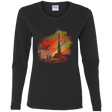 T-Shirts Black / S Sunset on Mordor Women's Long Sleeve T-Shirt