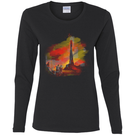 T-Shirts Black / S Sunset on Mordor Women's Long Sleeve T-Shirt