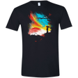 T-Shirts Black / X-Small Sunset on Mount Fuji Men's Semi-Fitted Softstyle