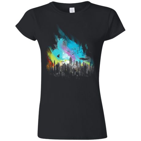 T-Shirts Black / S Sunset on Rapture City Junior Slimmer-Fit T-Shirt