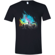T-Shirts Black / X-Small Sunset on Rapture City Men's Semi-Fitted Softstyle