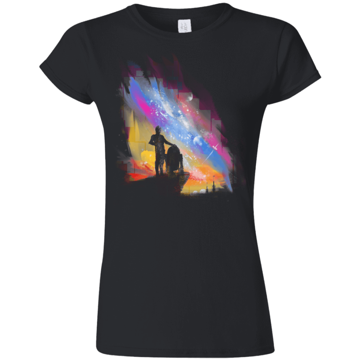 T-Shirts Black / S Sunset on Tatooine Junior Slimmer-Fit T-Shirt