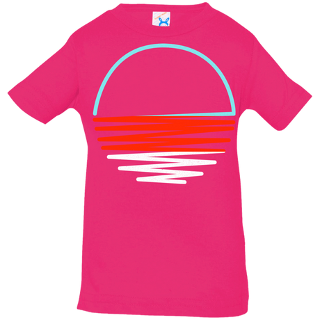 T-Shirts Hot Pink / 6 Months Sunset Shine Infant Premium T-Shirt