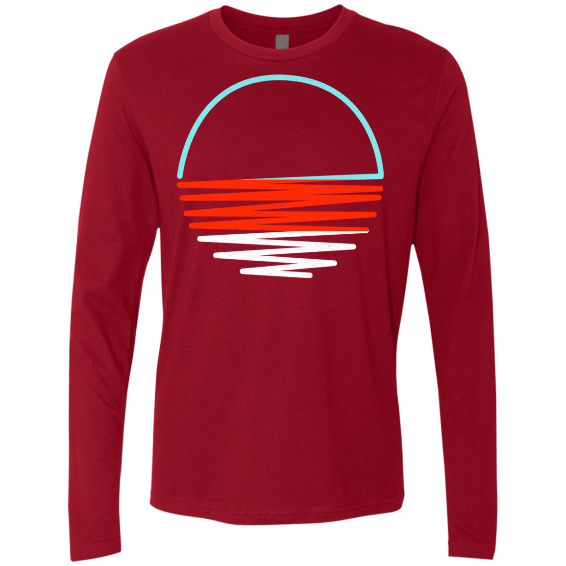 Sunset Shine Men's Premium Long Sleeve