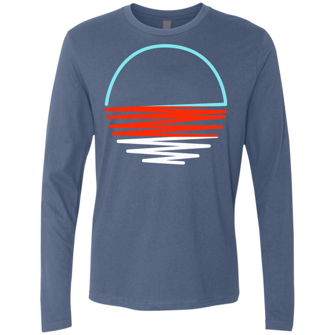 Sunset Shine Men's Premium Long Sleeve
