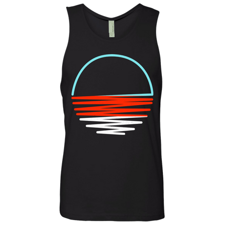 T-Shirts Black / S Sunset Shine Men's Premium Tank Top