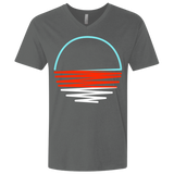 T-Shirts Heavy Metal / X-Small Sunset Shine Men's Premium V-Neck