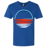 T-Shirts Royal / X-Small Sunset Shine Men's Premium V-Neck