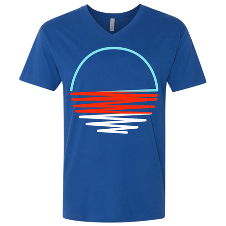 T-Shirts Royal / X-Small Sunset Shine Men's Premium V-Neck