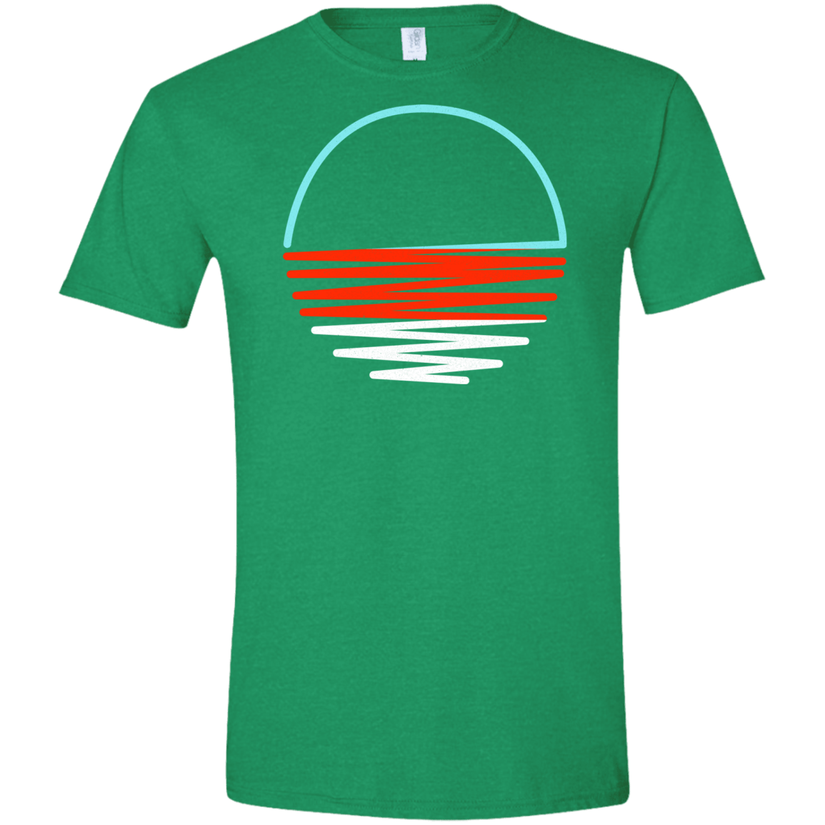 Sunset Shine Men's Semi-Fitted Softstyle