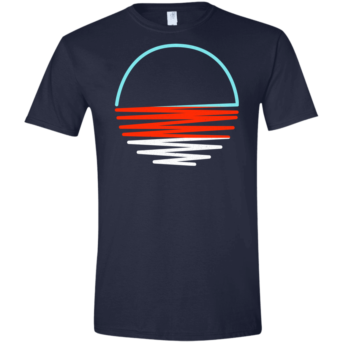 Sunset Shine Men's Semi-Fitted Softstyle