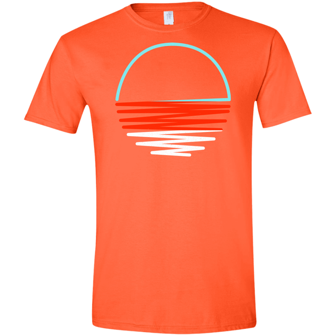 Sunset Shine Men's Semi-Fitted Softstyle