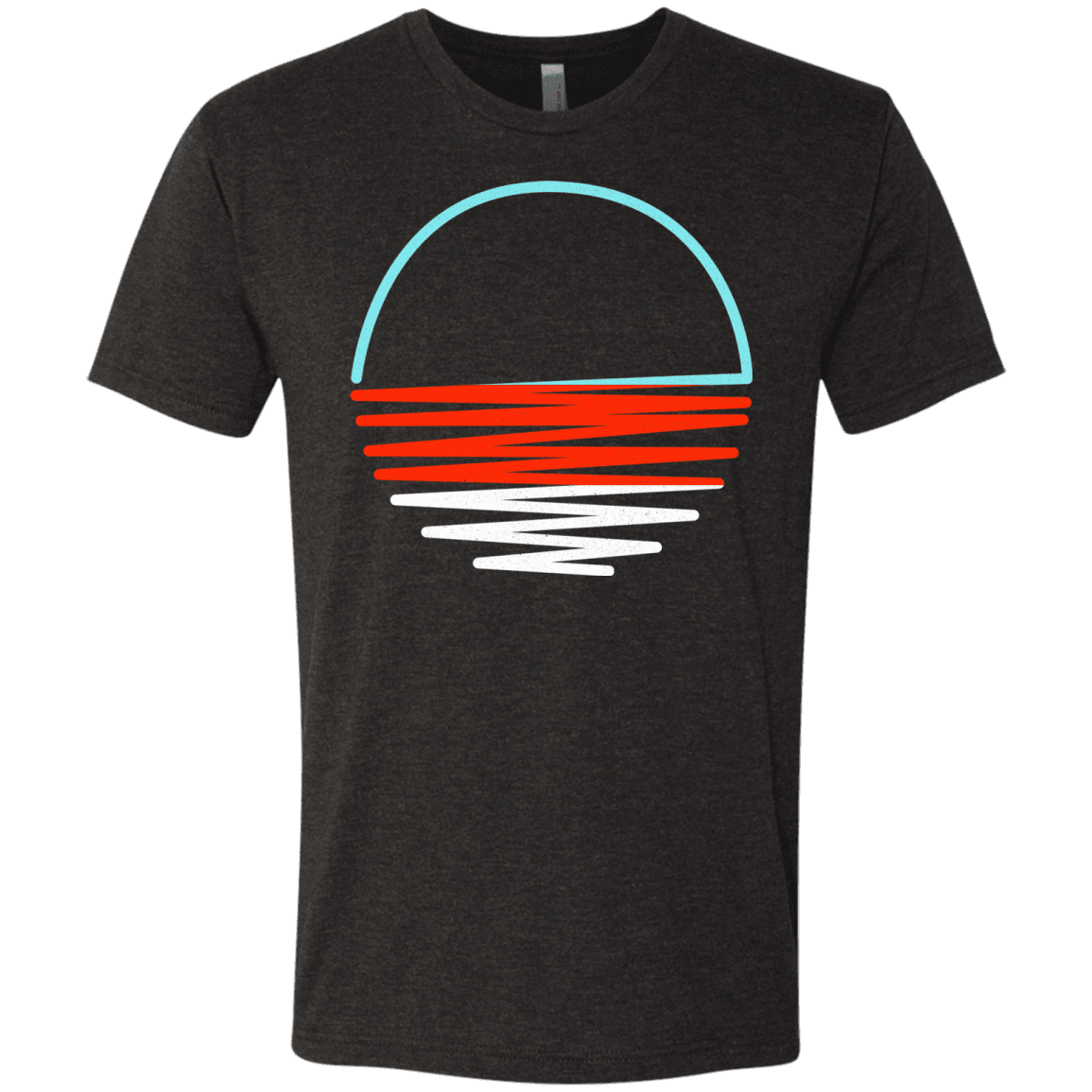 T-Shirts Vintage Black / S Sunset Shine Men's Triblend T-Shirt