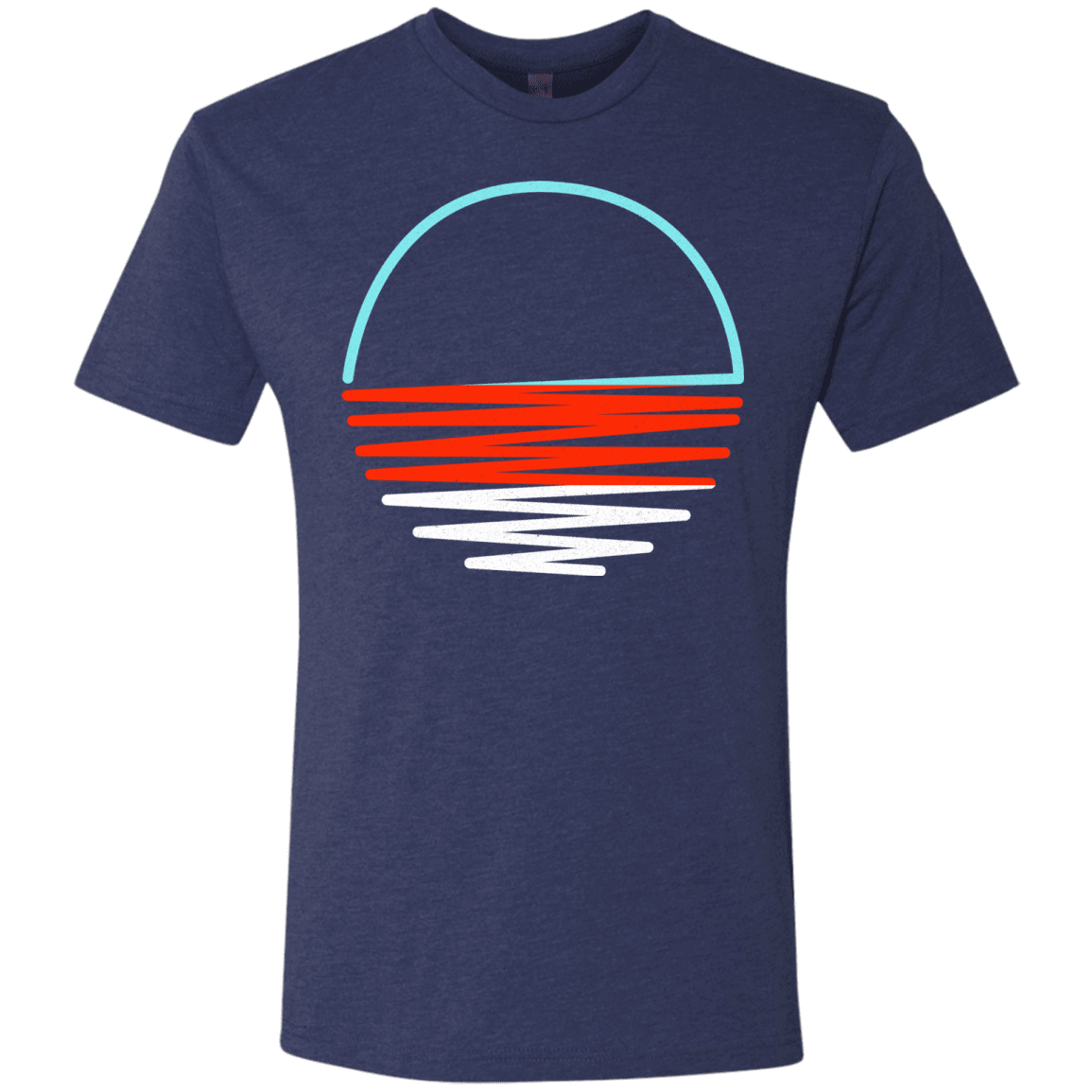 T-Shirts Vintage Navy / S Sunset Shine Men's Triblend T-Shirt