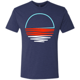 T-Shirts Vintage Navy / S Sunset Shine Men's Triblend T-Shirt