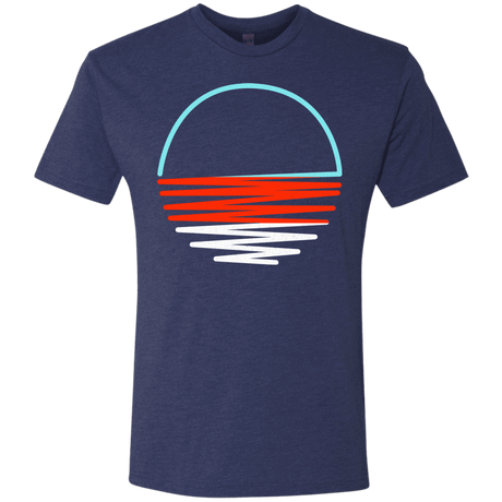 T-Shirts Vintage Navy / S Sunset Shine Men's Triblend T-Shirt