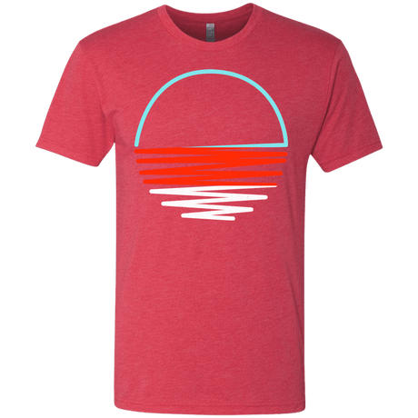 T-Shirts Vintage Red / S Sunset Shine Men's Triblend T-Shirt
