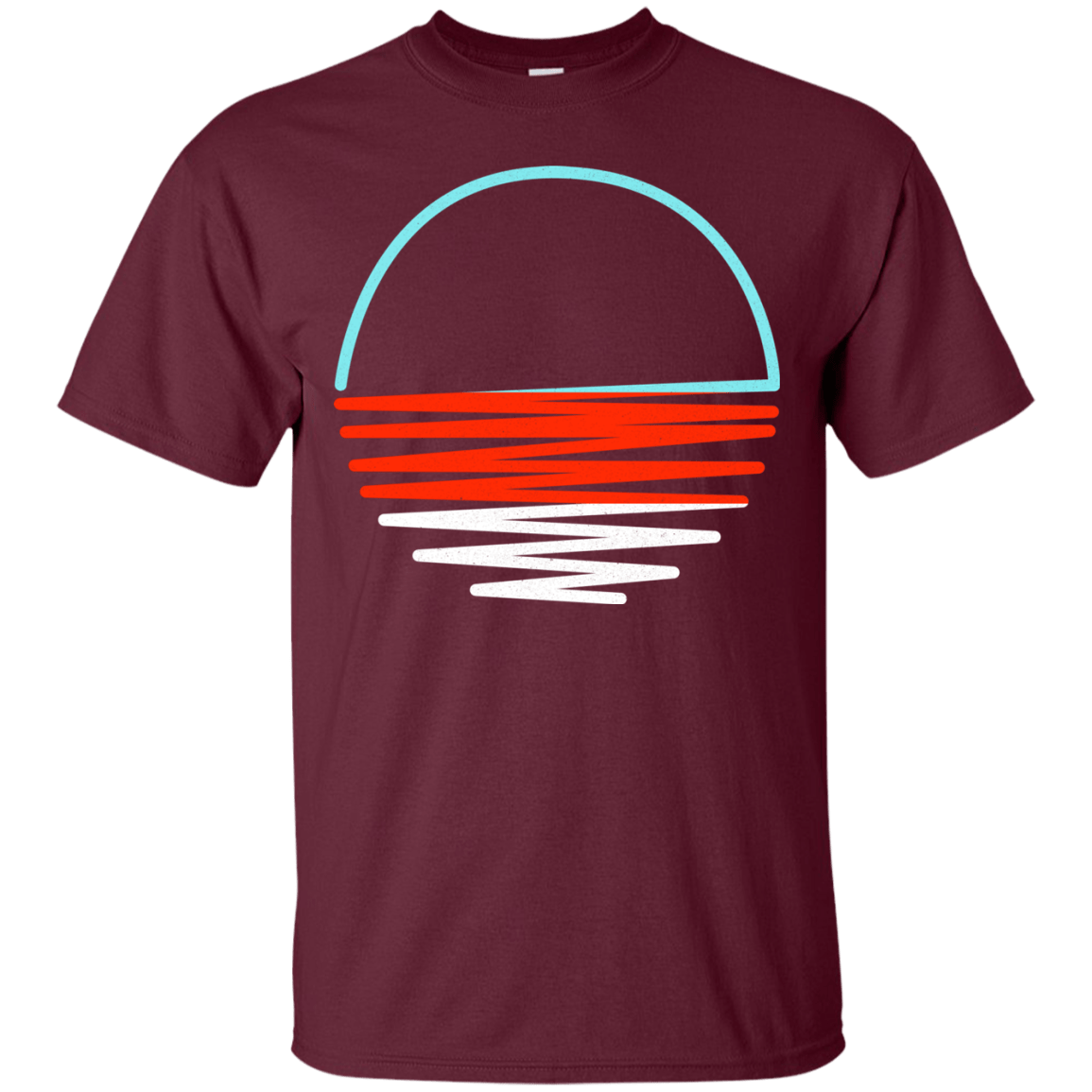 T-Shirts Maroon / S Sunset Shine T-Shirt