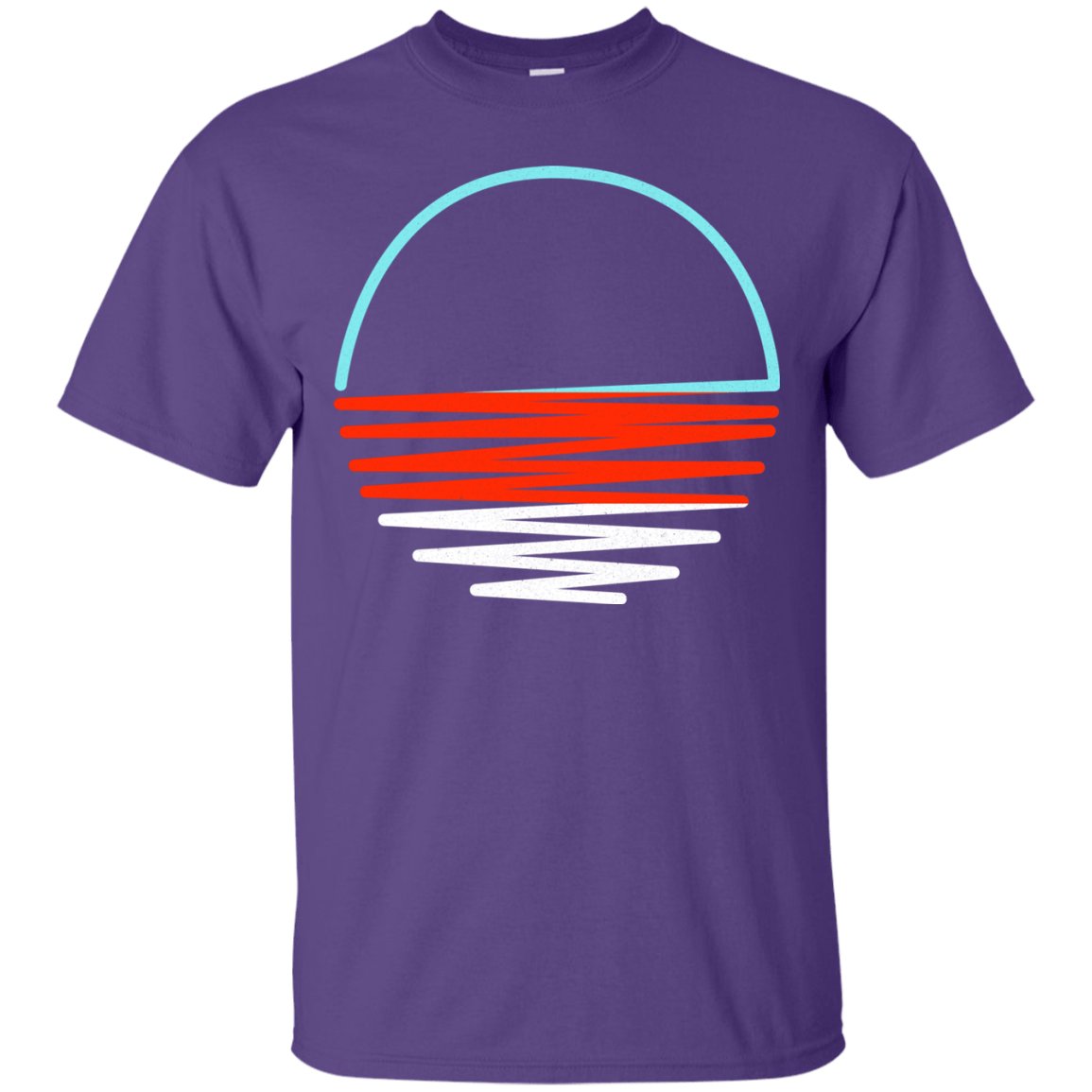 T-Shirts Purple / S Sunset Shine T-Shirt