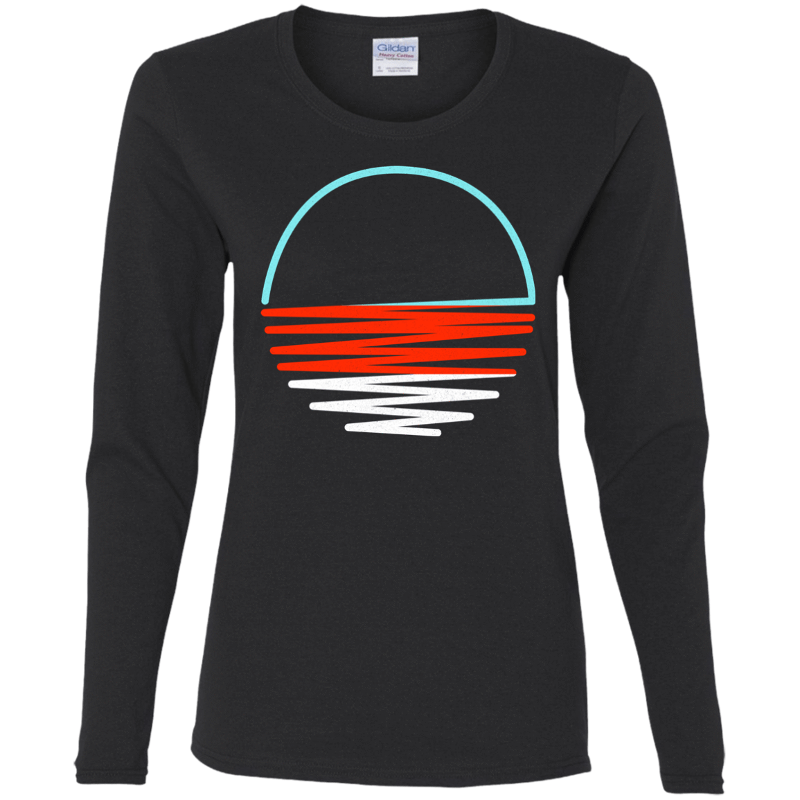 T-Shirts Black / S Sunset Shine Women's Long Sleeve T-Shirt