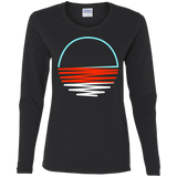T-Shirts Black / S Sunset Shine Women's Long Sleeve T-Shirt