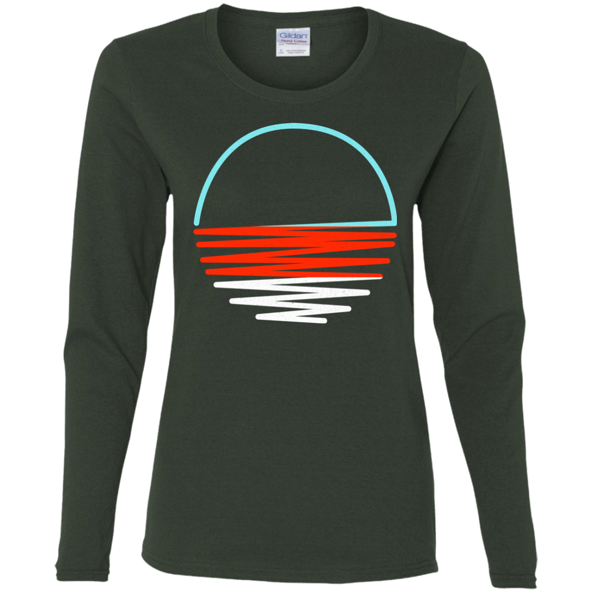 T-Shirts Forest / S Sunset Shine Women's Long Sleeve T-Shirt