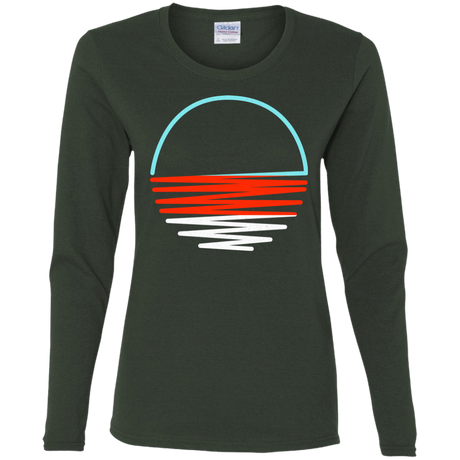 T-Shirts Forest / S Sunset Shine Women's Long Sleeve T-Shirt