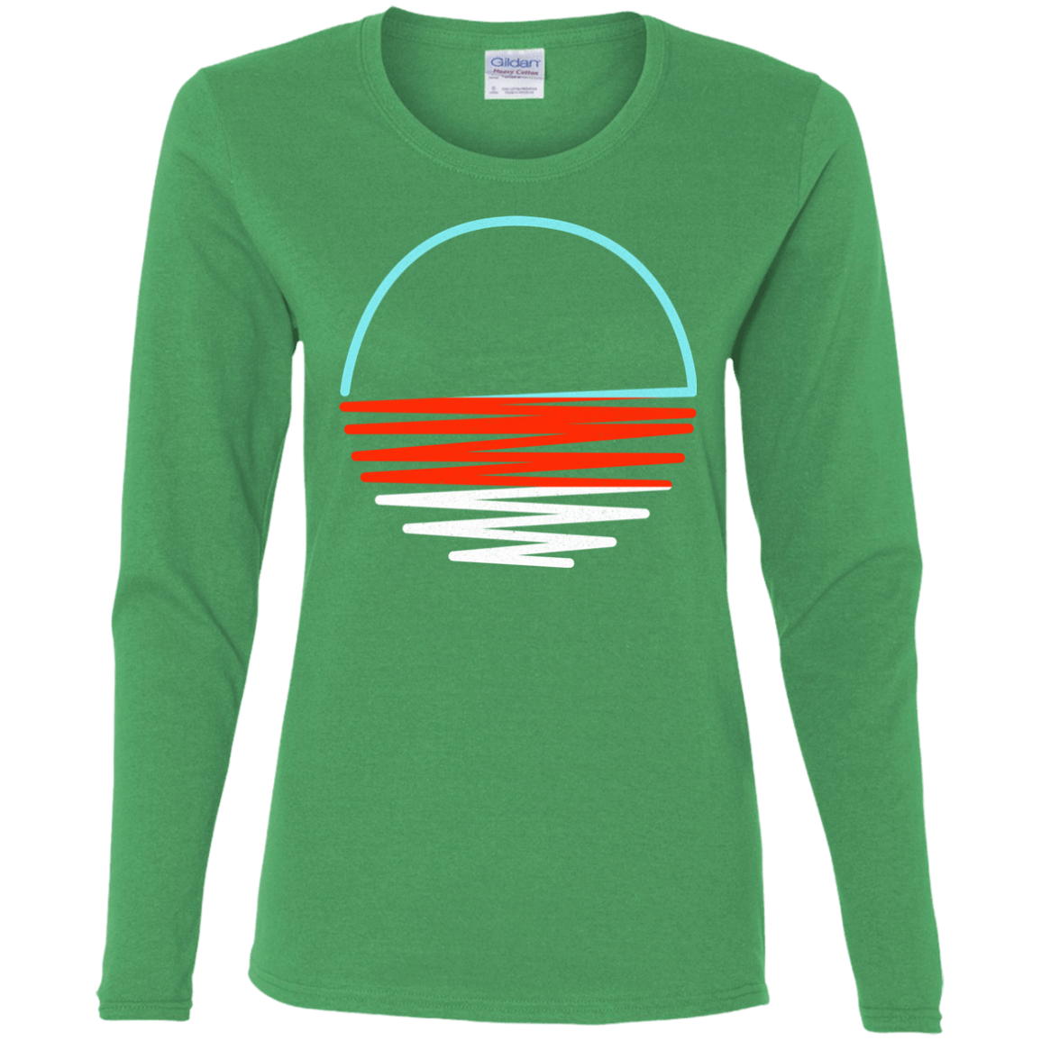 T-Shirts Irish Green / S Sunset Shine Women's Long Sleeve T-Shirt