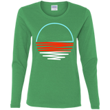T-Shirts Irish Green / S Sunset Shine Women's Long Sleeve T-Shirt